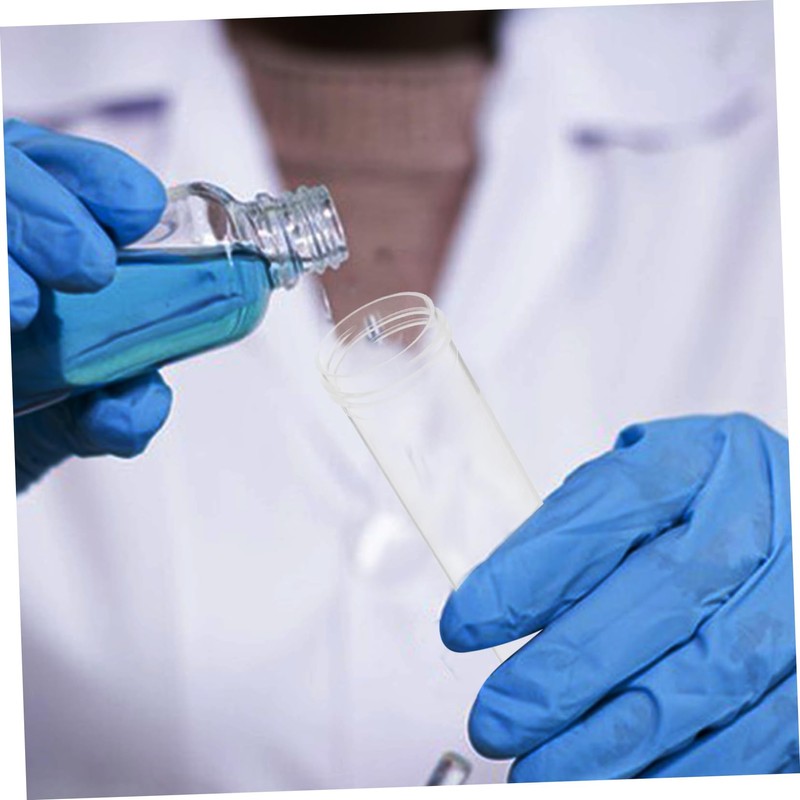 KICHOUSE 50 Pack Tubes Screw Top Storage Vials 50ml Scientific