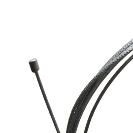 Easyboost 2 x Throttle Cable Throttle Cable 2.50 m Diameter 1.2 mm Universal Gas Cable with Screw Nipple for Carburettor Throttle Grip for Scooter 50 cc Moped Moped AM6 Derbi Aerox F10 F12 Aprilia SR
