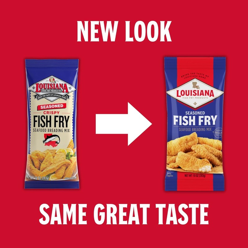 Louisiana Fish Fry - Seasoned Fish Fry Mix 10 Ounce