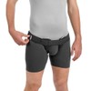 Movibrace Inguinal Groin Hernia Belt Black (Double, Medium)