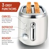 MUELLER HOME Retro Toaster 2 Slice, 7 Browning Levels, 3