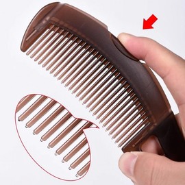 Anti-Dandruff Scalp Exfoliating Comb & Hair Brush Brown 4ea