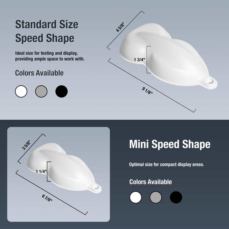 Speed Shapes (10 Pack) Plastic Car Models for Auto Paint