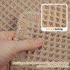 KOEXM Upgraded Waffle Bath Mat Super Absorbent Non Slip Boho