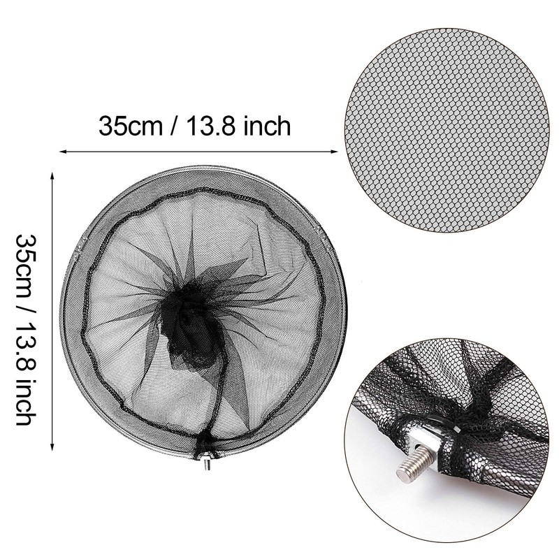 Mingjieus Pool Skimmer Net with Stainless Steel Telescopic Pole,58" Extendable