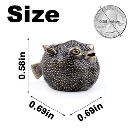 FLAMEDUKE Knife Lanyard Beads - Hand-Cast Pure Copper Paracord Beads for Knives 0.24" Hole Fits 550 Cord & Tactical Gear, EDC Survival Men's Gifts (FD-108DZ)