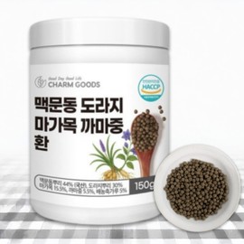 Macmundong Bellflower, Rowan, and Blackcurrant Pills Benefits How to Take Domestic 150g / 맥문동 도라지 마가목 까마중 환 효능 먹는법 국내산 150g