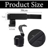 HENWUBEI Weight Lifting Hooks Straps, Non-Slip Rubber Coating Grips 7cm