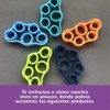 Set de 5 Ejercitadores de Dedos para Fisioterapia, Bandas Elásticas