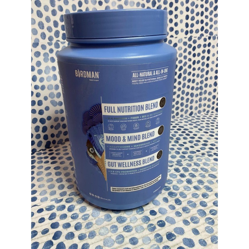 BIRDMAN Peacock Protein Powder Plant Based Meal Replacement Choco 1.85lb