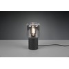 Reality Leuchten Nico R50591032 Table Lamp Metal Black Matt Glass