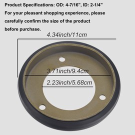 1501435MA Friction Wheel Disc (Center Hole 2-1/4") Compatible with Ariens John Deere Snow Blower, for Murray 62 and 63 series dual stage snowthrowers, Replaces 03248300 03240700 AM123355