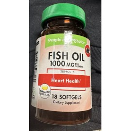 natures measure OMEGA 3 FISH OIL 1000mg 18 SOFTGEL GOOD HEART VITAMINS Nature Measure New Sealed