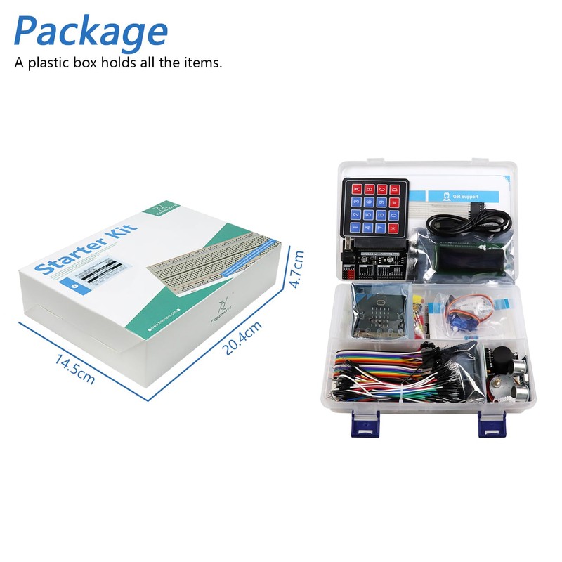 Ultimate Starter Kit for Freenove BBC micro:bit (including V2), 316