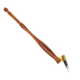 FEATTY 1 Set Dip Pen Wooden English Calligraphy Oblique Nib Holder With Mini Box and 5 Nibs (Sharp Style Set)