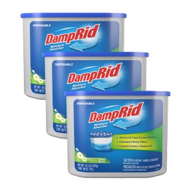 DampRid FG100 Unscented Disposable Moisture Absorber, 10.5-Ounce,White