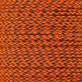 PARACORD PLANET 10 20 25 50 100 Foot Hanks and 250 1000 Foot Spools of Parachute 550 Cord Type III 7 Strand Paracord (Neon Orange Camo 100 Feet)