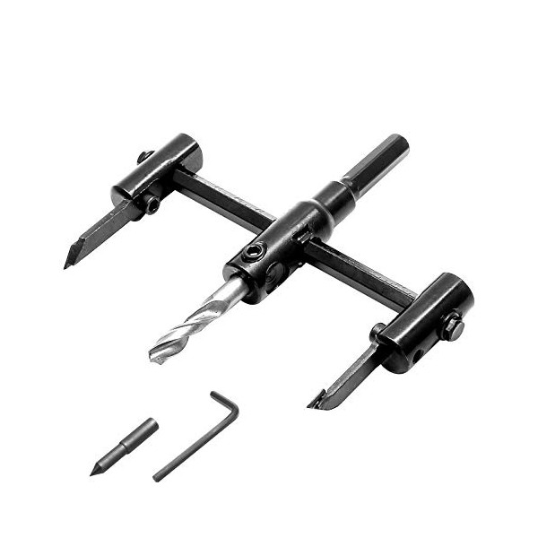 Bonsicoky 1-3/16" to 4-3/4" Adjustable Hole Saw Circle Hole Cutter