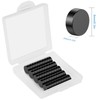 Wzone 50PCS Black Small Magnets, 8mm x 3mm Round Strong