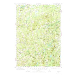 YellowMaps Brooks ME topo map, 1:62500 Scale, 15 X 15 Minute, Historical, 1955, Updated 1974, 22 x 18 in - Paper