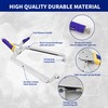 2 Pack Heavy Duty Locking C-Clamp 18 Inch Face Clamp,