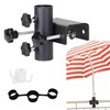 Parasol Holder Balcony Railing with Hooks, Diameter 25-38 mm Balcony