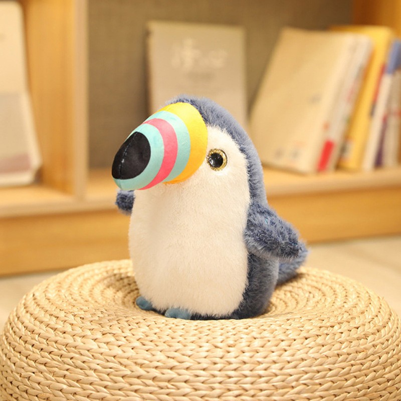 Cute Bird Plush Toy Cartoon Soft Stuffed Animal Fluffy Doll