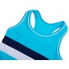 PROALLO Bañador tankini de dos piezas para niñas pequeñas, Azul,