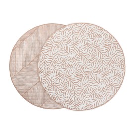 Toddlekind 100% Organic Cotton 48" Reversible Quilted Luxe Play Mat for Babies/Toddlers, Multifunctional, Sea Shell (Nude Pink)