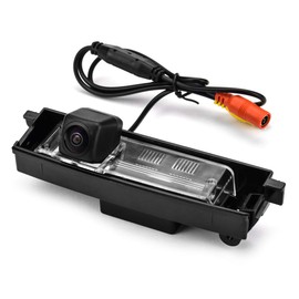 aSATAH AHD/CVBS Car Rear/Front View Camera's Fisheye Lens License Plate Camera with RCA Cable & Vehicle Camera for Toyota RAV4 RAV-4 RAV 4 / Toyota Vanguard 2006~2012 &170° Wide-Angle Backup Camera