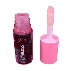 Viva Lipgloss mit Plump-Effekt, rosafarbener Lipgloss, Volumenformel mit Schneckenschleim und Hyaluronsäure, hergestellt in Italien