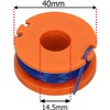 SPARES2GO 2.5m Line Spool & Cover for McGregor MCT1825 MCT2X1825