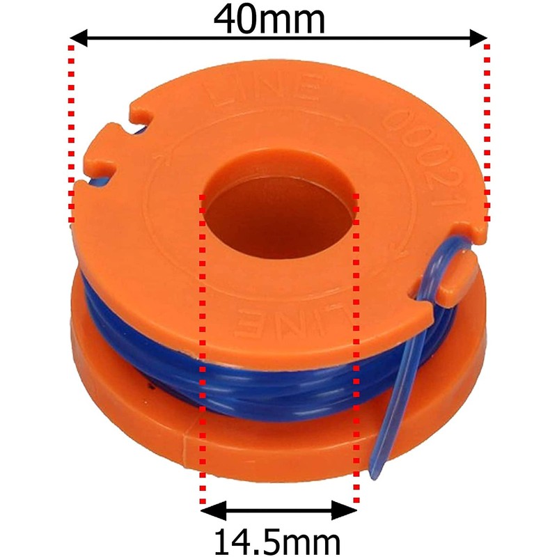 SPARES2GO 2.5m Line Spool & Cover for McGregor MCT1825 MCT2X1825