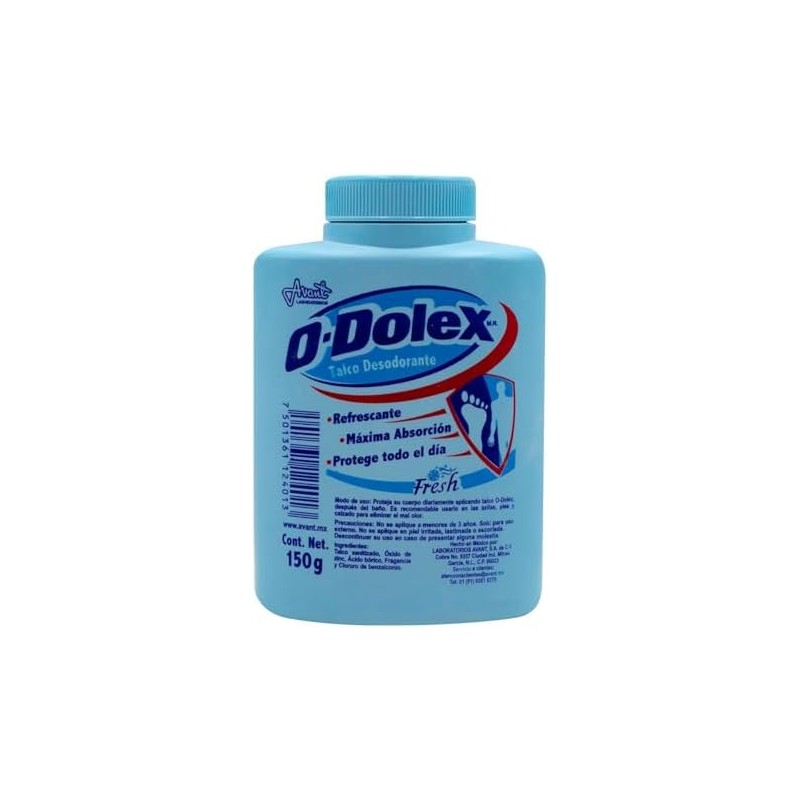 O-DOLEX Fresh TALCO Desodorante 150 G.