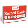 Silvine 8x5" White Record Cards - Lined with Headline, 100