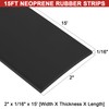 Adhesive Rubber Strips 2"Widex1/16"Thickx15' Long Neoprene Rubber Sheets, Rolls &
