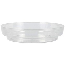 Reko Clear Plastic Saucer - 200mm, Transparent