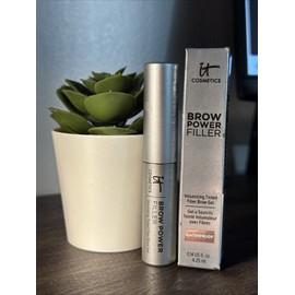 IT Cosmetics BROW POWER FILLER Tinted Fiber Brow Gel UNIVERSAL Dark Brown NIB