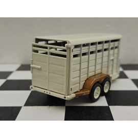 Greenlight Bumper Pull live Stock TRAILER horse cattle HITCH & TOW ertl farm truck enclosed