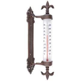 Esschert Design Window Frame Thermometer Cast Iron
