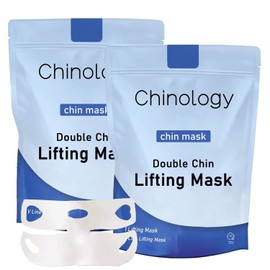 Chinology Double Chin Lifting Mask, V Line Lifting Double Chin Reducer For Women, Neck Mask Double Chin Eliminator (2PCS)