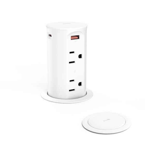 Pop up Outlet for Countertop,GaN 65W USB C Fast Charging