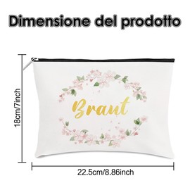 Bride To Be Decoration, Bridal Bag, Bridal Bag, Bride To Be Gift, Bride Gift, Bridal Accessories, Bridal Bag, Makeup Bag Gifts, Bridal Gift, Gifts for the Bride, Cosmeticcase-bride