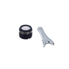 Danze DA61307365NBS Junior Male Faucet Aerator Kit with Laminar Flow Pattern, 1.2 Gpm, Satin Black
