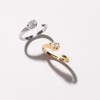 VOTRE COUTURE Mill Decorated European Luxury Cubic Zirconia Ring, One