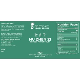 Bio Essence Health Science 1027 Nu Zhen Zi, Ligustrum Seed 100g