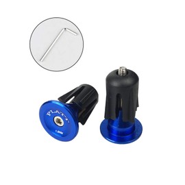 Platt Bicycle Bar End Plugs Aluminum Bike Handlebar Cap for Road Bike Mountain Bike BMX (One Pair)