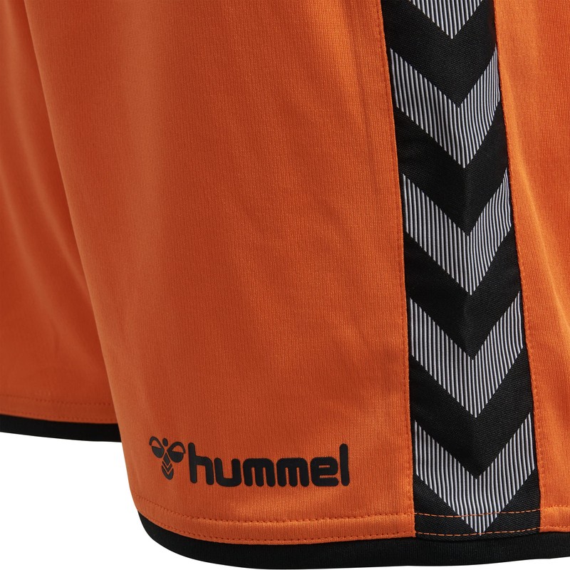 hummel hmlAuthentic Unisex Children's Kids Poly Shorts, orange, 164