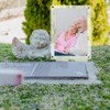 5X7 Waterproof Picture Frame for Grave, Acrylic Outdoor Picture Frame,