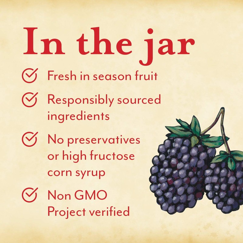 Oregon Growers Marionberry Fruit Spread - Marionberry Jam Made In